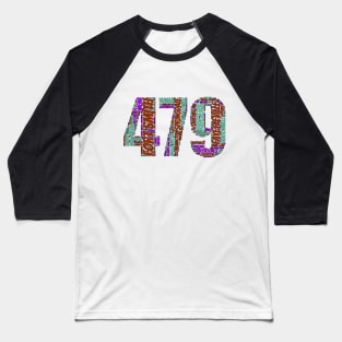 Fayetteville and the 479 Baseball T-Shirt